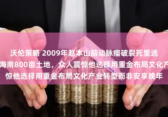 沃伦策略 2009年赵本山脑动脉瘤破裂死里逃生后，凑齐13亿买下海南800亩土地，众人震惊他选择用重金布局文化产业转型而非安享晚年