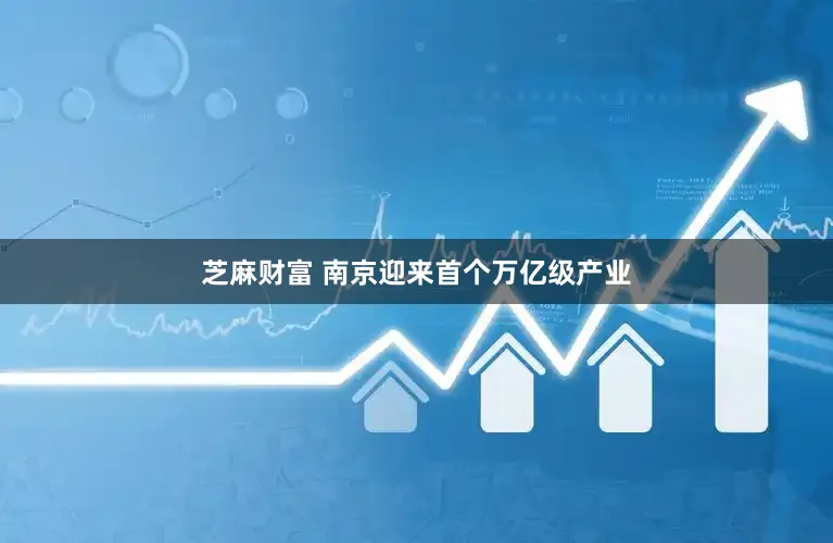 芝麻财富 南京迎来首个万亿级产业