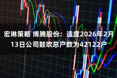 宏琳策略 博腾股份：适度2026年2月13日公司鼓吹总户数为42122户